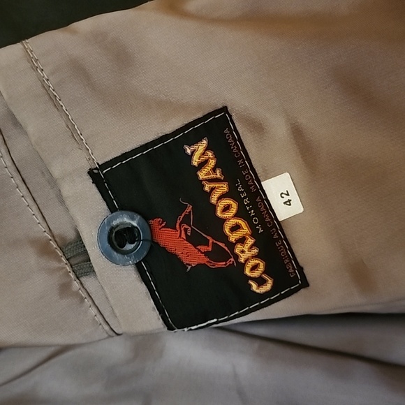 Small Leather Mens Bomber - Picture 3 of 3